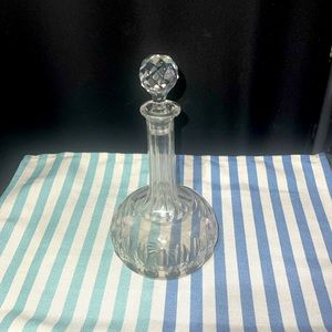 Vintage Crystal Decanter Waterford?? No chips in perfect shape Must see! Bar EUC